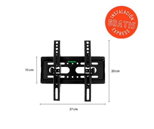 soporte fijo para pantallas de 19 a 40 pulgadas